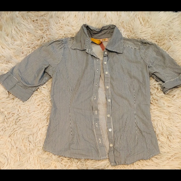 Blue Strip button up shirt - Picture 2 of 2